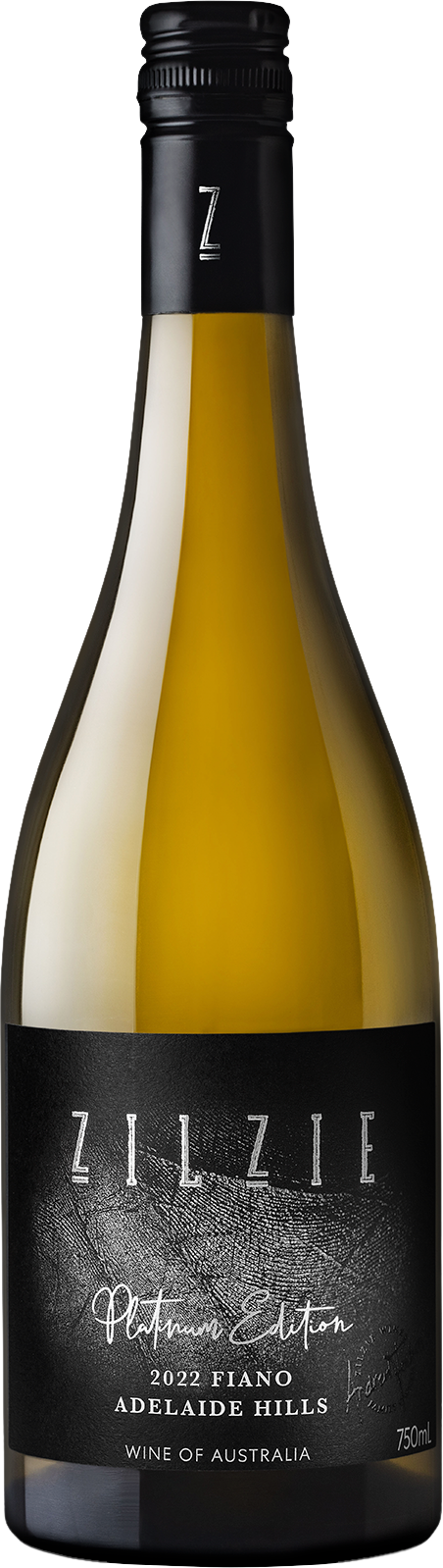 Zilzie Wines Platinum Edition Adelaide Hills Fiano 2022 Adelaide Hills